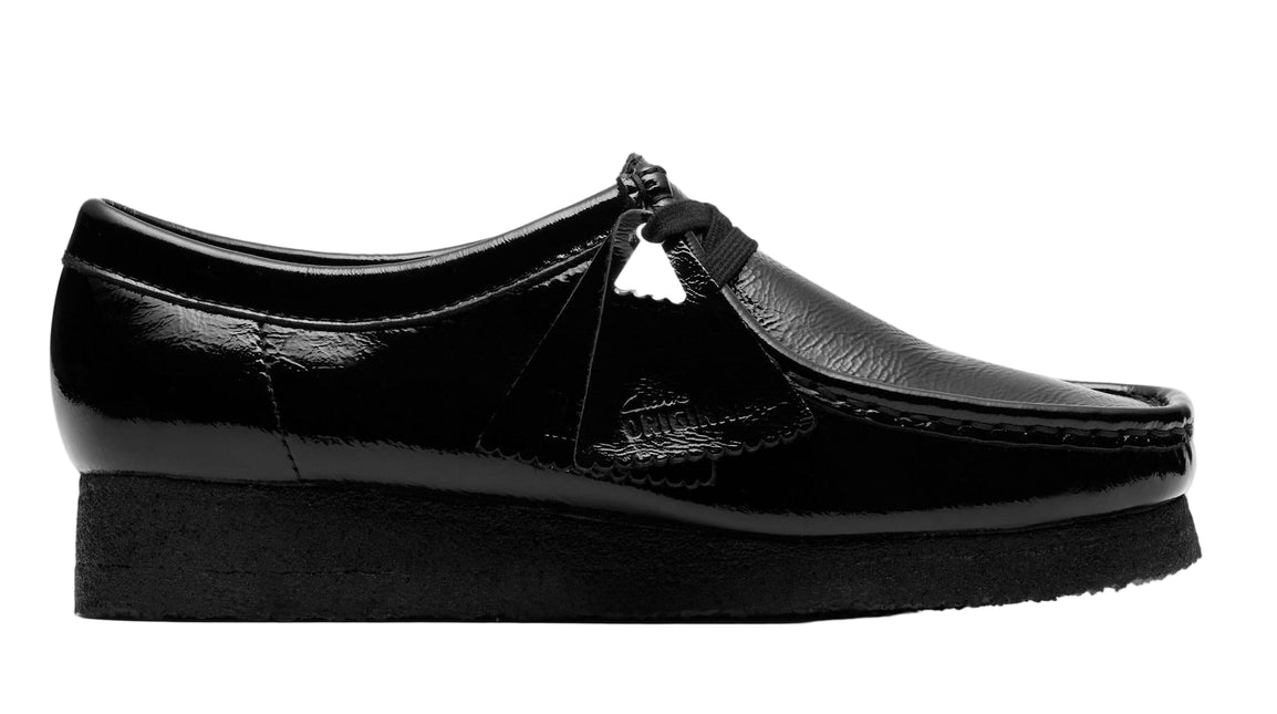 CLARKS ORIGINALS WALLABEE WOMEN SHOES - Black Patent