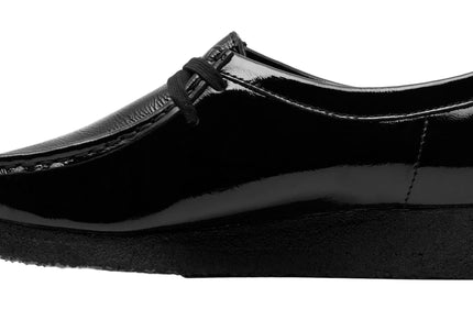 CLARKS ORIGINALS WALLABEE WOMEN SHOES - Black Patent