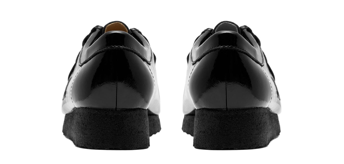 CLARKS ORIGINALS WALLABEE WOMEN SHOES - Black Patent