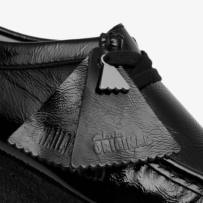 CLARKS ORIGINALS WALLABEE WOMEN SHOES - Black Patent