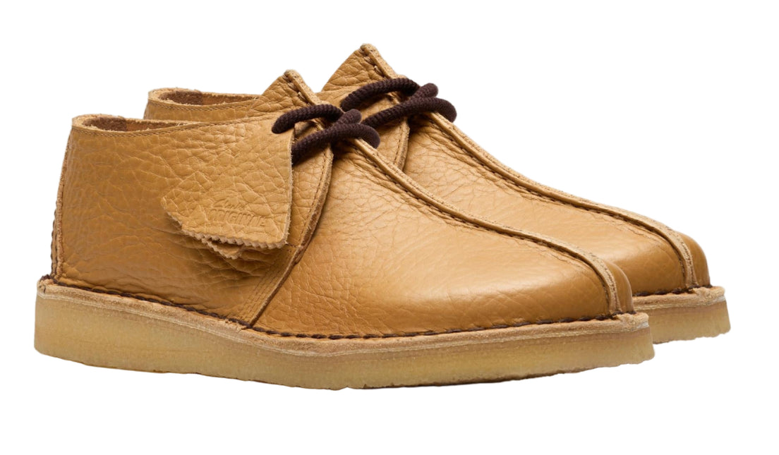 CLARKS ORIGINALS DESERT TREK MEN SHOES - Curry Leather