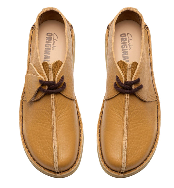 CLARKS ORIGINALS DESERT TREK MEN SHOES - Curry Leather