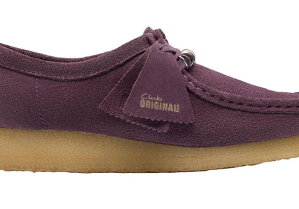 CLARKS ORIGINALS WALLABEE WOMEN SHOES - Plum Suede