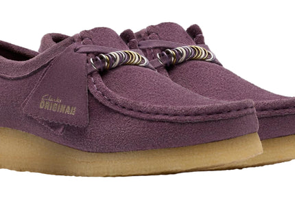 CLARKS ORIGINALS WALLABEE WOMEN SHOES - Plum Suede