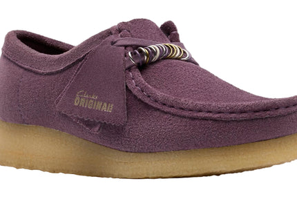 CLARKS ORIGINALS WALLABEE WOMEN SHOES - Plum Suede