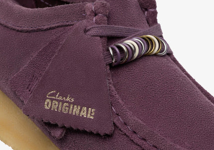 CLARKS ORIGINALS WALLABEE WOMEN SHOES - Plum Suede