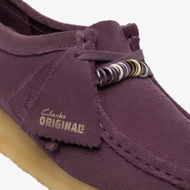 CLARKS ORIGINALS WALLABEE WOMEN SHOES - Plum Suede