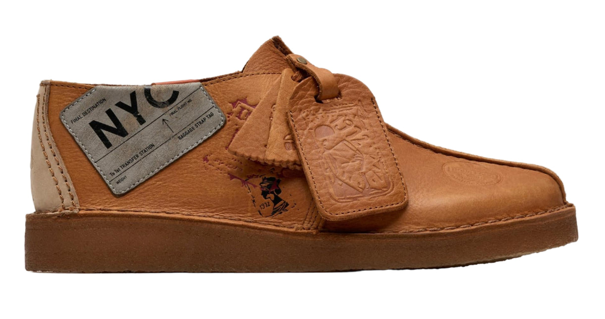 CLARKS ORIGINALS DESERT TRAVEL TREK MEN SHOES - Tan Interest