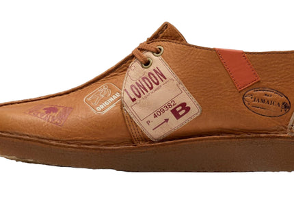 CLARKS ORIGINALS DESERT TRAVEL TREK MEN SHOES - Tan Interest