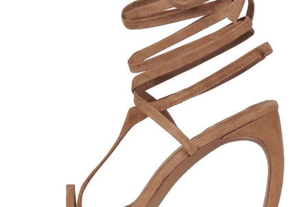 JEFFREY CAMPBELL BON-BON Women Heels - Tan Suede