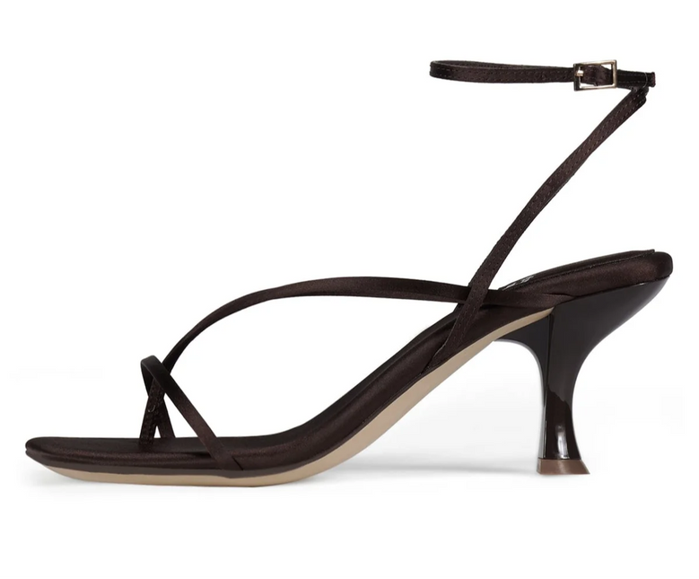 JEFFREY CAMPBELL FLUXX Women Heels - Dark Coffee Satin