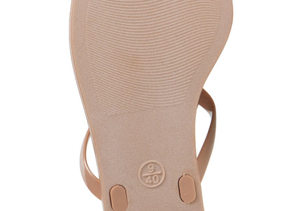 JEFFREY CAMPBELL LINQUES-J Women Sandals - Beige Shiny Gold