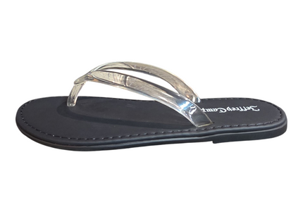 JEFFREY CAMPBELL BEACHED Women Sandals - Clear Black