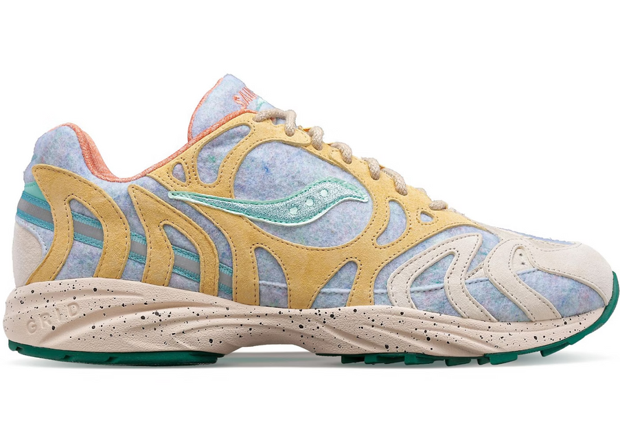 SAUCONY GRID AZURA 2000 FELT UNISEX SNEAKERS