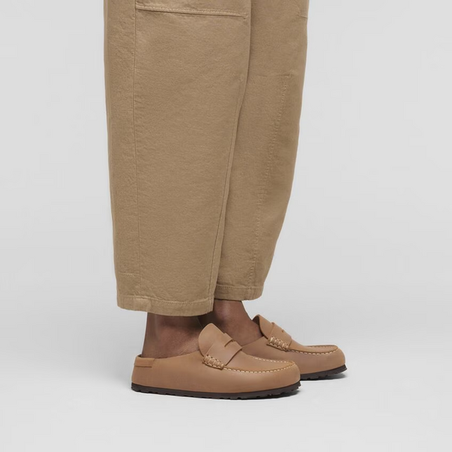 BIRKENSTOCK NAPLES WRAPPED WOMEN SHOES Cognac Narrow