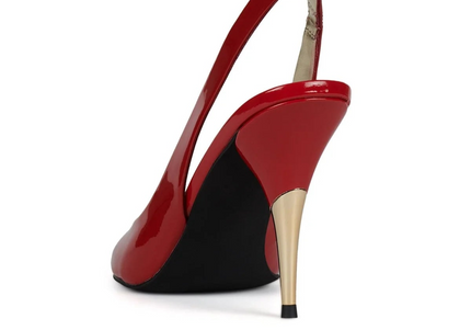 JEFFREY CAMPBELL CHARIS Women Heels - Red Patent Gold