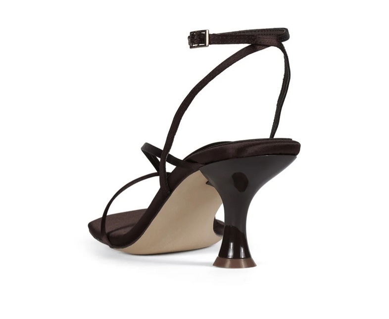 JEFFREY CAMPBELL FLUXX Women Heels - Dark Coffee Satin