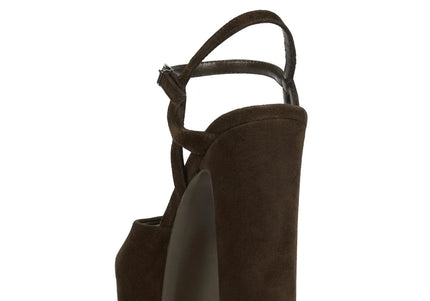 JEFFREY CAMPBELL EVER-LAST Women Heels - Espresso Suede