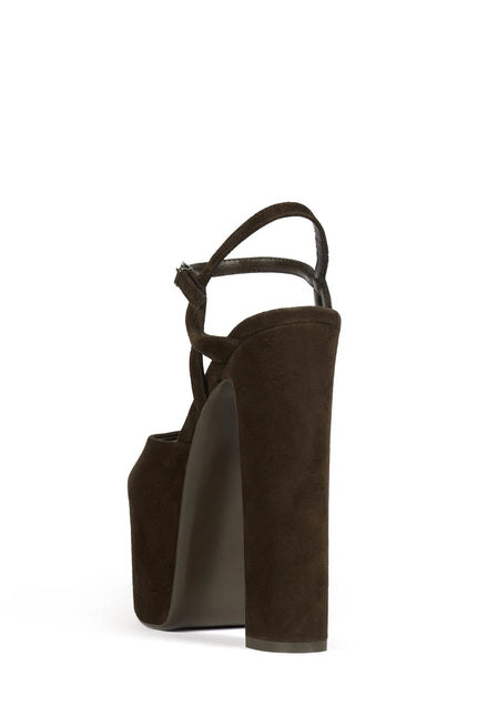 JEFFREY CAMPBELL EVER-LAST Women Heels - Espresso Suede