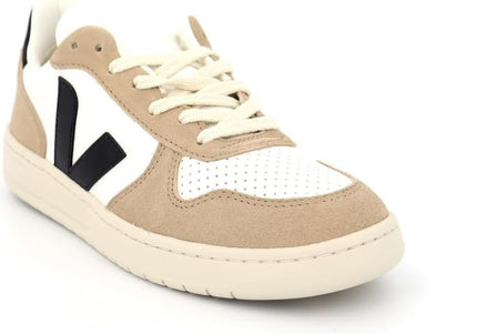 VEJA V-10 CH LEATH MEN SNEAKERS - Beige