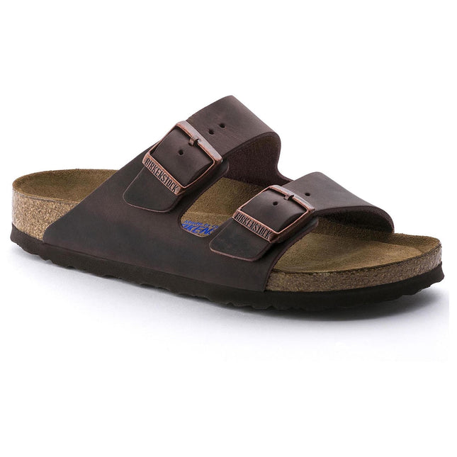 BIRKENSTOCK ARIZONA SOFT FOOTBED OILED LEATHER WOMEN SANDALS