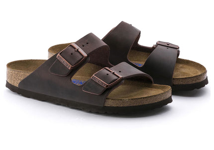 BIRKENSTOCK ARIZONA SOFT FOOTBED OILED LEATHER WOMEN SANDALS