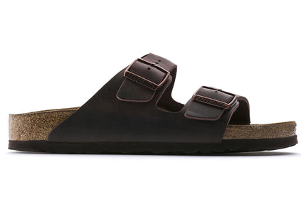 BIRKENSTOCK ARIZONA SOFT FOOTBED OILED LEATHER WOMEN SANDALS