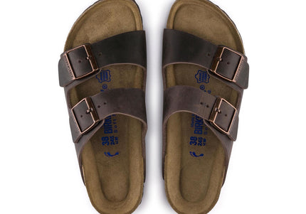 BIRKENSTOCK ARIZONA SOFT FOOTBED OILED LEATHER WOMEN SANDALS