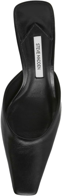 STEVE MADDEN ALYSE WOMEN HEELS - Black Leather