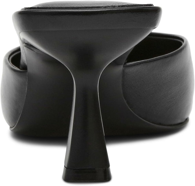 STEVE MADDEN ALYSE WOMEN HEELS - Black Leather