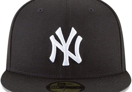 NEW ERA MLB BASIC 5950 NEYYAN BLKWHI UNISEX HAT - Black/White