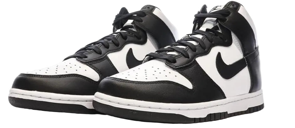 NIKE DUNK HI RETRO MEN SNEAKERS - White/Black/Total Orange