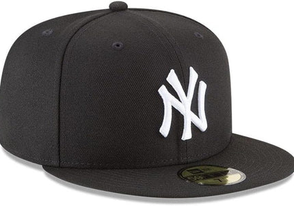 NEW ERA MLB BASIC 5950 NEYYAN BLKWHI UNISEX HAT - Black/White
