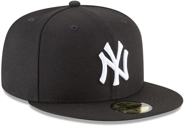 NEW ERA MLB BASIC 5950 NEYYAN BLKWHI UNISEX HAT - Black/White