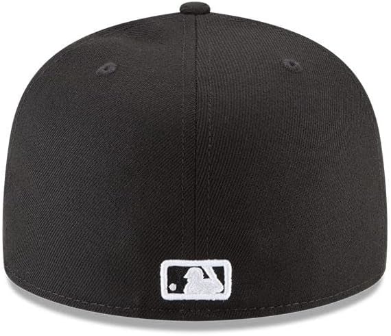 NEW ERA MLB BASIC 5950 NEYYAN BLKWHI UNISEX HAT - Black/White