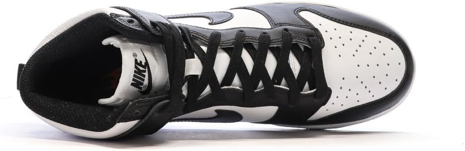 NIKE DUNK HI RETRO MEN SNEAKERS - White/Black/Total Orange