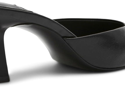 STEVE MADDEN ALYSE WOMEN HEELS - Black Leather