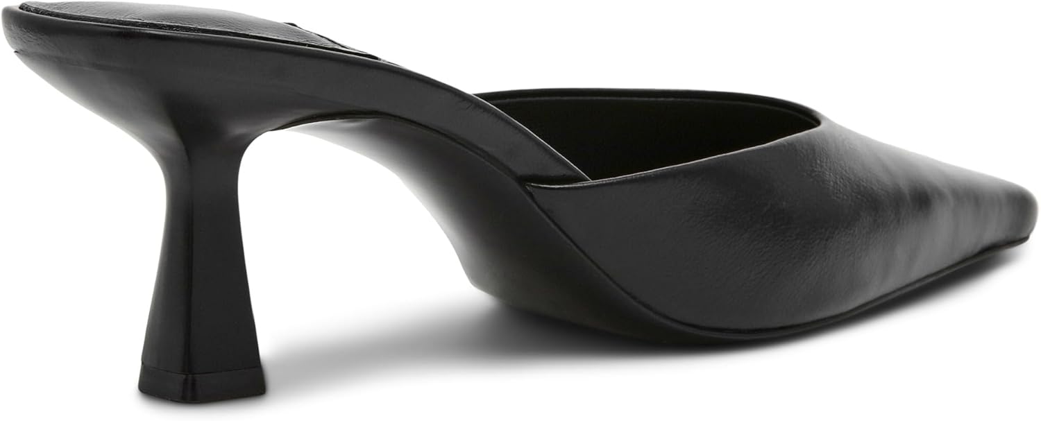 STEVE MADDEN ALYSE WOMEN HEELS - Black Leather