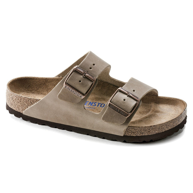 BIRKENSTOCK ARIZONA SOFT FOOTBED OILED LEATHER WOMEN SANDALS