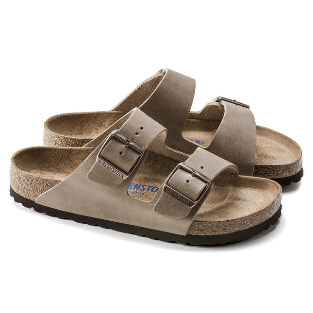 BIRKENSTOCK ARIZONA SOFT FOOTBED OILED LEATHER WOMEN SANDALS