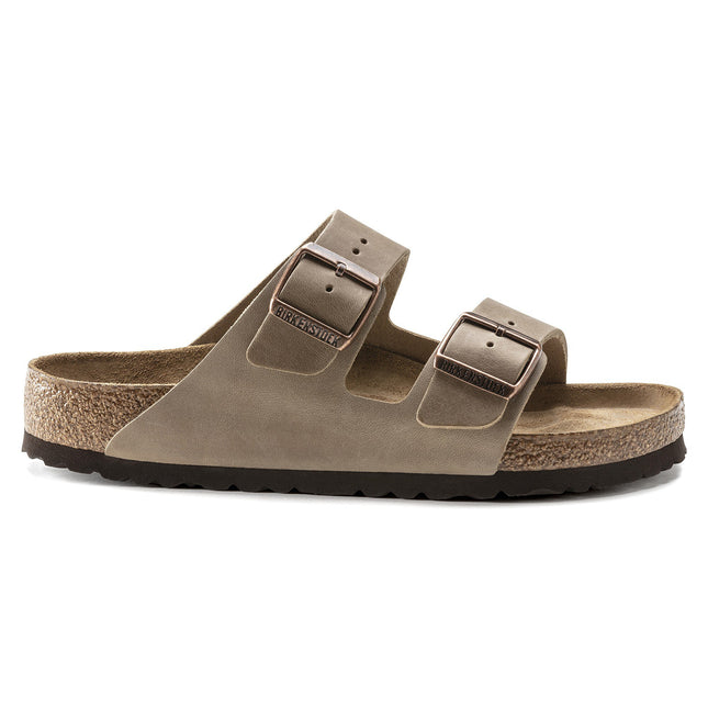 BIRKENSTOCK ARIZONA SOFT FOOTBED OILED LEATHER WOMEN SANDALS