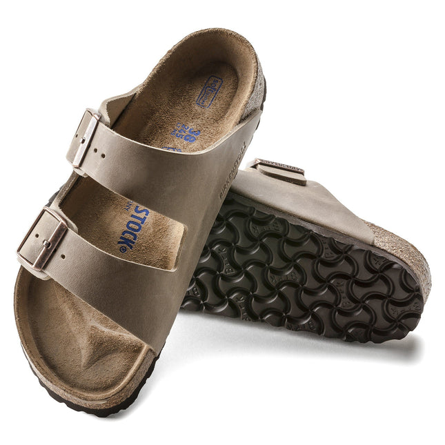 BIRKENSTOCK ARIZONA SOFT FOOTBED OILED LEATHER WOMEN SANDALS