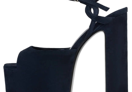 JEFFREY CAMPBELL EVER-LAST Women Heels - Black Suede