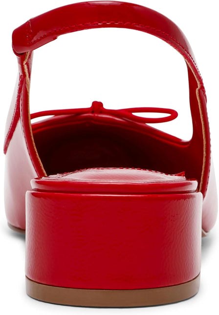 STEVE MADDEN LOVED WOMEN SLINGBACK - Red Crinkle