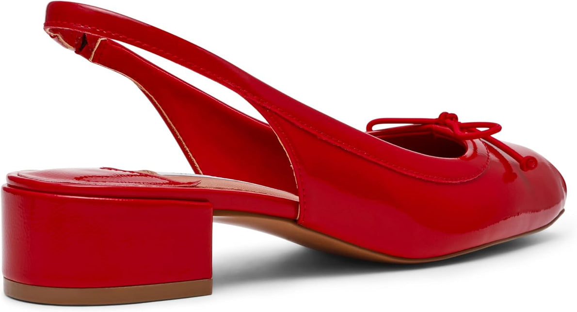 STEVE MADDEN LOVED WOMEN SLINGBACK - Red Crinkle