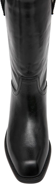 STEVE MADDEN PRIMO WOMEN BOOTS - Black Leather