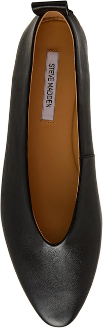 STEVE MADDEN SWANKY WOMEN SHOES - Black Leather