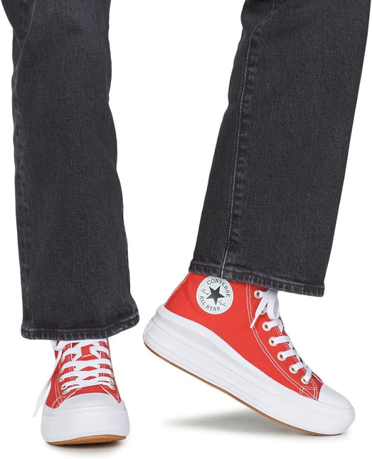 CONVERSE CTAS MOVE HI WOMEN SNEAKERS - Red