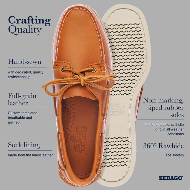 SEBAGO PORTLAND MEN SHOES - Tan (912)