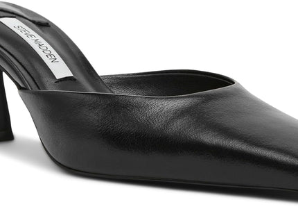 STEVE MADDEN ALYSE WOMEN HEELS - Black Leather